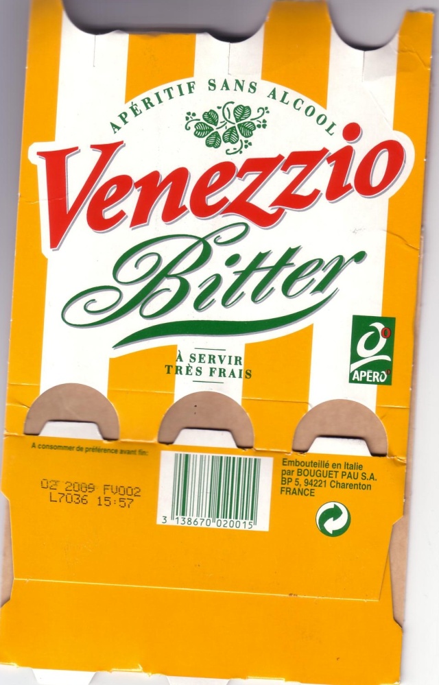 Apéritif sans alcool BITTER VENEZZIO